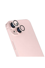 Load image into Gallery viewer, iPhone 15 Uyumlu Kamera Lens Koruyucu Dayanıkl Renkli Metal Temperli Cam Kamera Lens Koruma