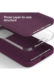 Yüksek Kaliteli iPhone 15 Pro Uyumlu Kılıf Liquid Silikon Renkli Mat Lekelere Dayanıklı Kaymaz