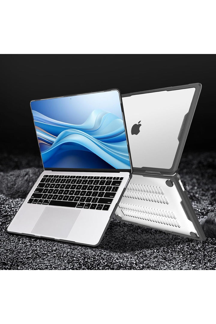 MacBook Pro 13.3' A2338 A2251 A2289 A2159 A1989 A1708 Uyumlu Antishock Koruyucu Kılıf Kasa Koruma