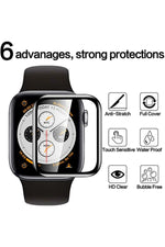 Load image into Gallery viewer, Apple Watch 42mm Uyumlu Koruyucu Ekranı Tam Kaplayan Parmak İzi Bırakmayan Nano 3D Mat Ekran Koruma