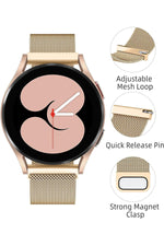Load image into Gallery viewer, Huawei Watch GT/GT2E/GT2/GT2 Pro/GT3/GT3 Pro/GT4 46mm Uyumlu Kordon Mıknatıslı Parlak İnce Metal