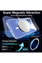 iPhone 14 Pro Max Uyumlu Kılıf Kamera Koruma Camı Ekran Koruyucu Şeffaf Magsafe Temperli Cam Koruma