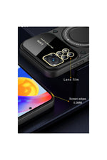 Load image into Gallery viewer, Xiaomi Redmi Note 12 Pro 4G Uyumlu Kılıf Magsafe Standlı Kamera Lens Korumalı Dayanıklı Renkli Tank