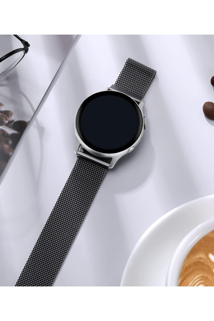 Huawei Watch GT/GT2E/GT2/GT2 Pro/GT3/GT3 Pro/GT4 46mm Uyumlu Metal Ayarlanabilir Mıknatıslı Kordon