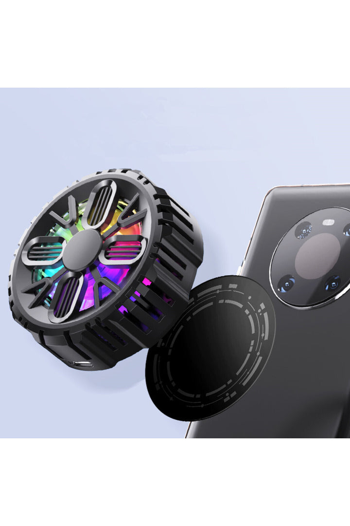 iPhone/Samsung ve Telefon Kıskaç Aparatlı Magsafe Tabletler için Soğutucu RGB Isı Önleyici Fan