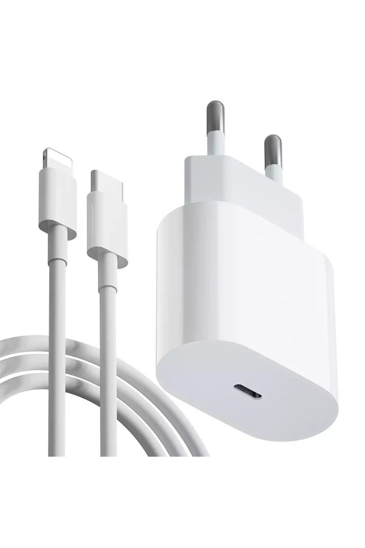 Apple iPhone 20W Hızlı Şarj Özellikli Usb-C Power Güç Adaptör ve Kablo (iPhone 14 - 13 - 12 - 11)