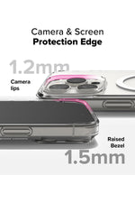 Load image into Gallery viewer, iPhone 16 Pro Uyumlu Kılıf Kamera Çıkıntılı Şeffaf Magsafe Kılıf Kablosuz Şarj Destekli Kapak