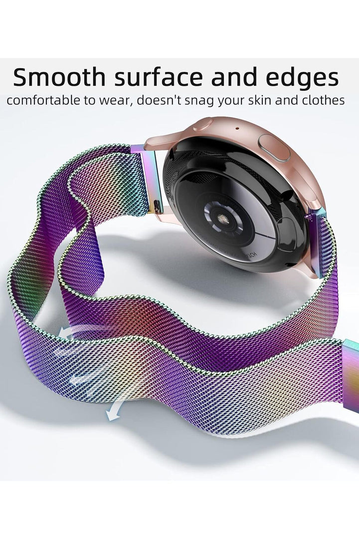 Huawei Watch GT/GT2E/GT2/GT2 Pro/GT3/GT3 Pro/GT4 46mm Uyumlu Metal Ayarlanabilir Mıknatıslı Kordon