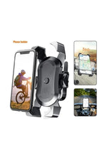 Load image into Gallery viewer, Ayarlanabilir 360° Dönebilen Gidon Aparatlı Telefon Tutucu – Bisiklet/Motosiklet/ATV/Scooter Uyumlu