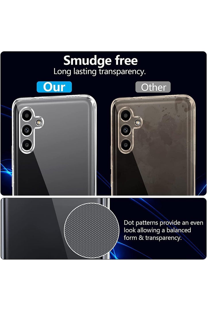 Samsung Galaxy S24 Fe Uyumlu Kılıf 3D Kamera Koruma Darbe Önleyici Şeffaf Esnek Silikon Kapak