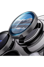 Load image into Gallery viewer, iPhone 15 Pro Max Uyumlu Kamera Lens Koruyucu Dayanıklı Renkli Metal Temperli Cam Kamera Lens Koruma