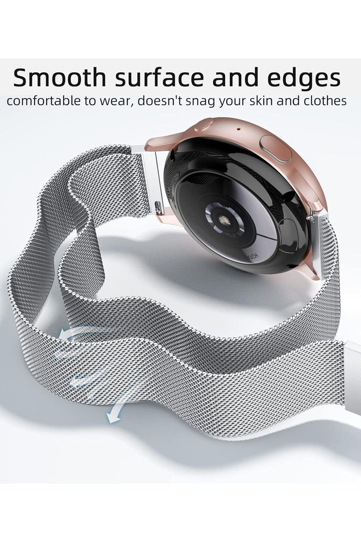 Huawei Watch GT/GT2E/GT2/GT2 Pro/GT3/GT3 Pro/GT4 46mm Uyumlu Metal Ayarlanabilir Mıknatıslı Kordon