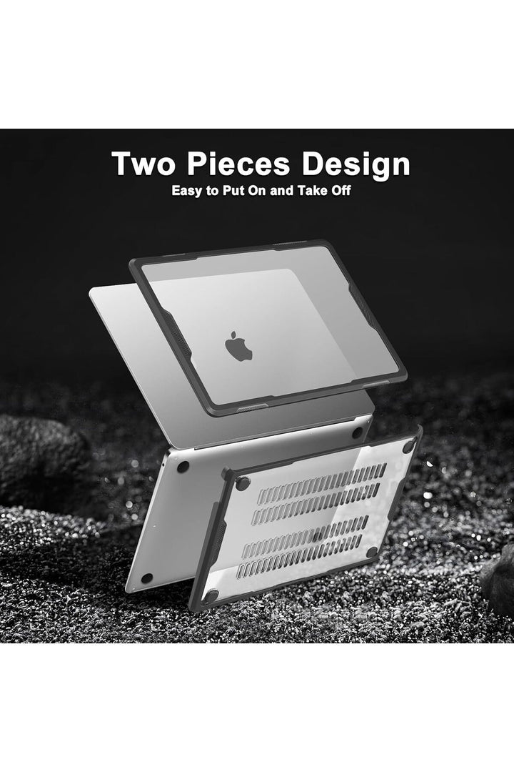 MacBook Pro 13.3' A2338 A2251 A2289 A2159 A1989 A1708 Uyumlu Antishock Koruyucu Kılıf Kasa Koruma