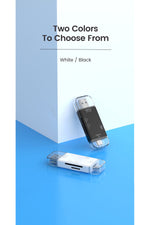 Load image into Gallery viewer, iPad/Macbook/iPhone 15/16/Plus/17 Pro Max Uyumlu Type-C To USB/Micro SD Card Reader Okuyucu Çevirici