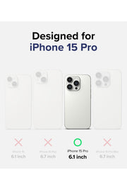iPhone 15 Pro Uyumlu Kamera Çıkıntılı Korumalı Darbe Önleyici Şeffaf Esnek Renksiz Silikon Kapak