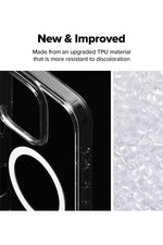 Load image into Gallery viewer, iPhone 16 Pro Uyumlu Kılıf Kamera Çıkıntılı Şeffaf Magsafe Kılıf Kablosuz Şarj Destekli Kapak