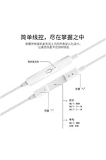 Load image into Gallery viewer, 5/5S/6/6S/6S Plus Uyumlu 3.5mm Jack Kulaklık Samsung Xiaomi Huawei Uyumlu Mikrofonlu Kulaklık