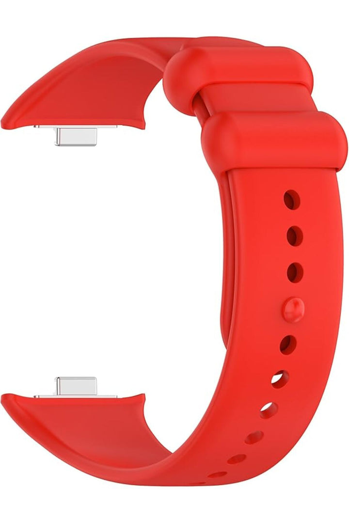 Xiaomi Redmi Watch 4 Uyumlu Kordon Liquid Silikon Ayarlanabilir Renkli Lekelere Dayanıklı Kordon