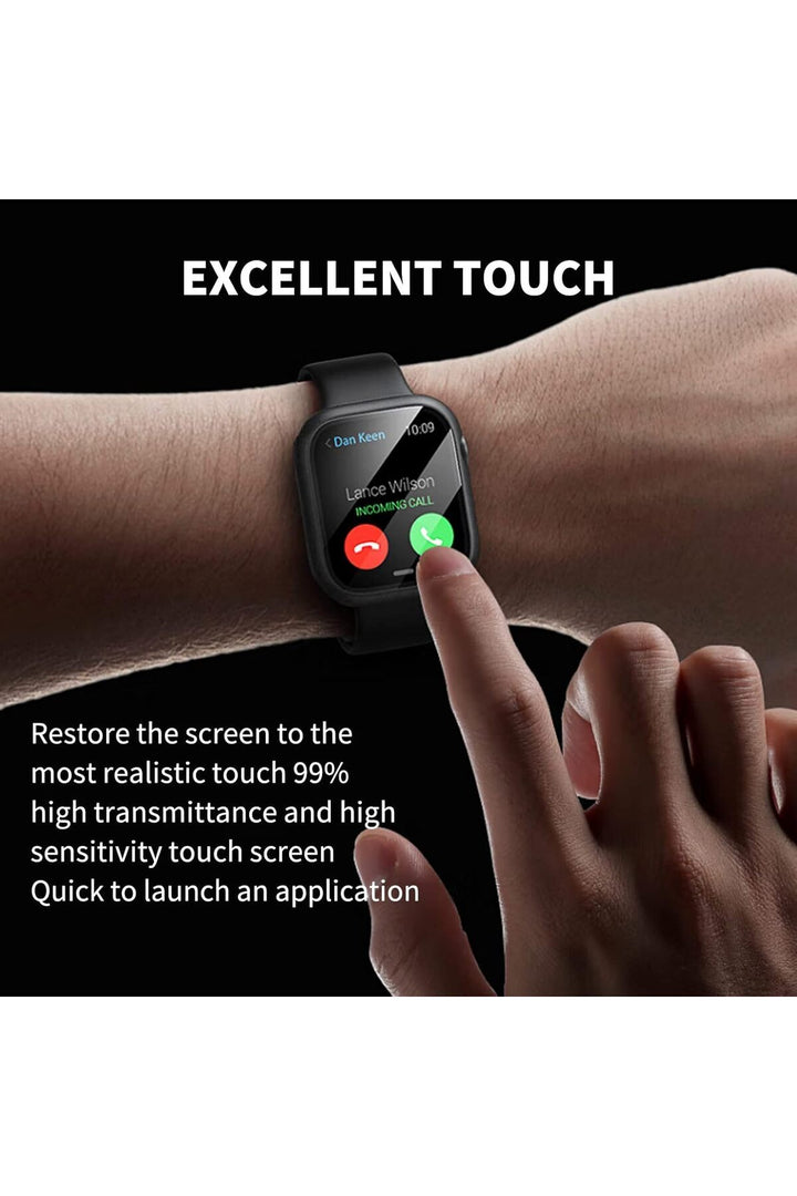 Apple Watch Watch 10 Serisi 42mm Uyumlu Kılıf Kasa ve Ekran Koruyucu Guard Case Renkli Kasa Koruma