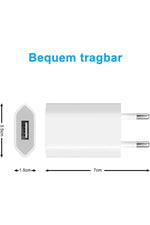 Load image into Gallery viewer, Apple iPad iPhone 4/5/6/7/8/8/Plus/Se/X/Xs/11/12/13/14 Uyumlu 1A 5W Şarj Adaptörü Şarj Başlığı/Cihaz
