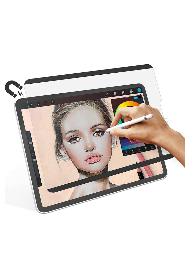 iPad Air 4/5 10.9 Uyumlu Ekran Koruyucu Kolay Kullanılabilir Manyetik Paper Like Kağıt Hissi Çizim