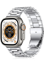 Load image into Gallery viewer, Apple Watch 9 8 7 6 5 4 3 2 1 Se 38mm/40mm/41mm Uyumlu Kordon Ayarlanabilir Parlak Metal Paslanmaz