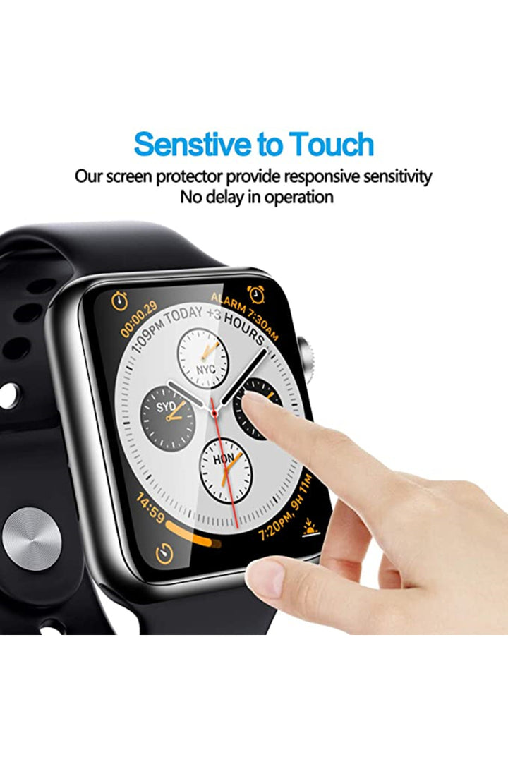 Apple Watch 42mm Uyumlu Koruyucu Ekranı Tam Kaplayan Parmak İzi Bırakmayan Nano 3D Mat Ekran Koruma
