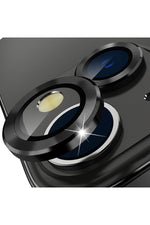 Load image into Gallery viewer, İphone 15/iphone 15 Plus Uyumlu Kamera Lens Koruyucu Dayanıkl Renkli Metal Temperli Cam Koruma