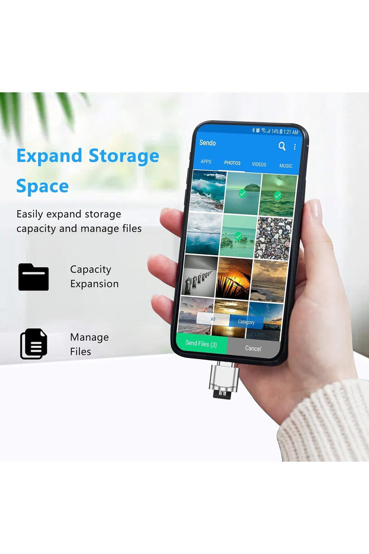 Type-C To Micro SD/TF Card Metal Çevirici
