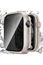 Load image into Gallery viewer, Apple Watch 44mm Uyumlu Kılıf Ekran ve Kasa Koruma Hayalet/Privacy Gizlilik Özellikli Kasa Koruyucu