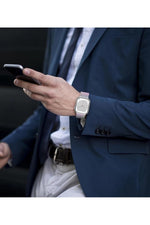 Load image into Gallery viewer, Apple Watch 9 8 7 6 5 4 3 2 1 Se 38mm/40mm/41mm Uyumlu Kordon Mıknatıslı Ayarlanabilir Metal Kordon