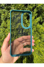 Load image into Gallery viewer, Samsung Galaxy S23 Fe Uyumlu Kılıf Siyah Transparan Şeffaf Kamera Çevresi Metal Koruyucu Silikon