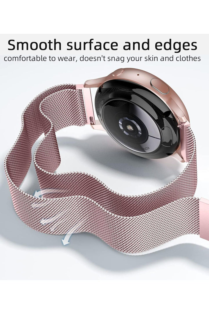 Huawei Watch GT/GT2E/GT2/GT2 Pro/GT3/GT3 Pro/GT4 46mm Uyumlu Metal Ayarlanabilir Mıknatıslı Kordon