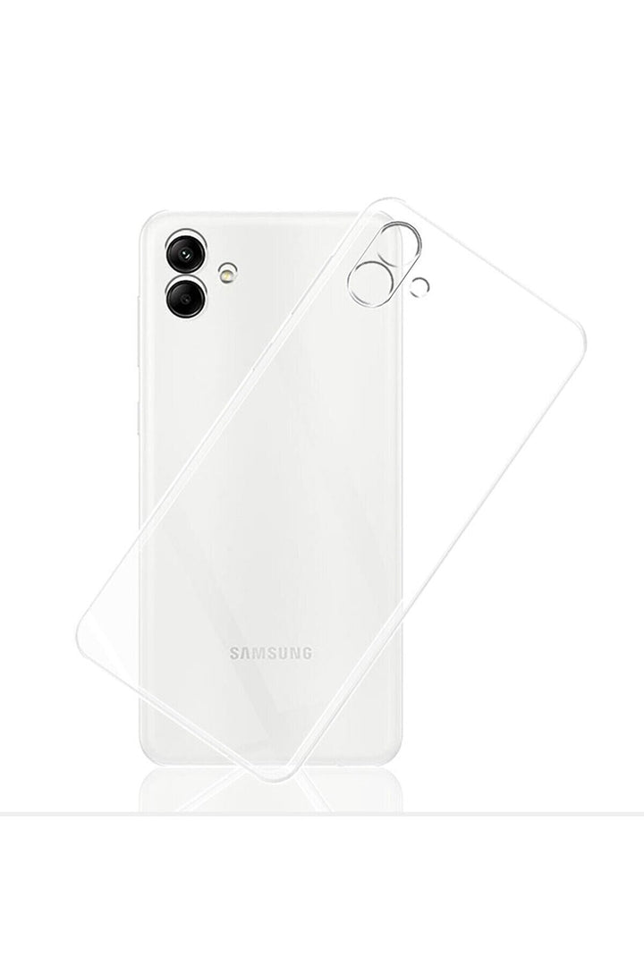Samsung Galaxy A05 Uyumlu Kılıf 3D Kamera Korumalı Darbe Önleyici Şeffaf Transparan Esnek Silikon