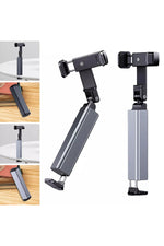 Load image into Gallery viewer, iPhone Samsung Uyumlu Tripod Telefon Standı Tüm Modeller ile Uyumlu Kıskaçlı Güçlü Tutuş Çekim İçin