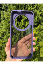 Load image into Gallery viewer, Tecno Spark 30C Uyumlu Kılıf Siyah Transparan Şeffaf Kamera Çevresi Metal Koruyucu Silikon Kapak