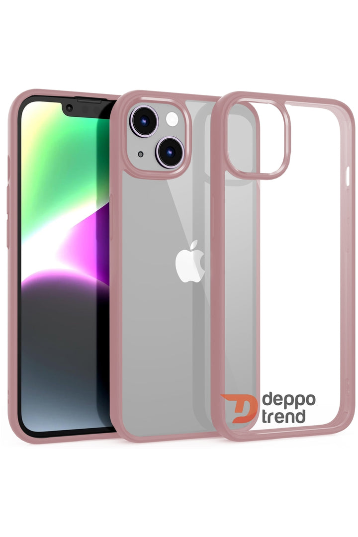 iPhone 13 Uyumlu Kılıf Kamera Çevresi Metal Sararmaya Karşı Dayanıklı Koruyucu Silikon Kapak