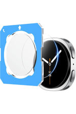 Load image into Gallery viewer, Samsung Galaxy Watch 8 40mm Uyumlu Silikon Kordon ve Kolay Kurulum Aparatlı Cam Ekran Koruyucu