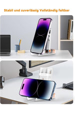 Load image into Gallery viewer, Çok Fonksiyonlu Katlanabilr Telefon Standı Telefon/Airpods/Kulaklk/PC/Klavye Temizleme Temizlik Kiti