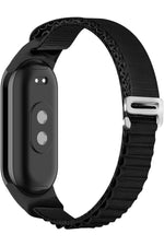 Load image into Gallery viewer, Xiaomi Mi Band 8/9 Uyumlu Kumaş Kordon Metal Tokalı Ayarlanabilir Lansman Kordon