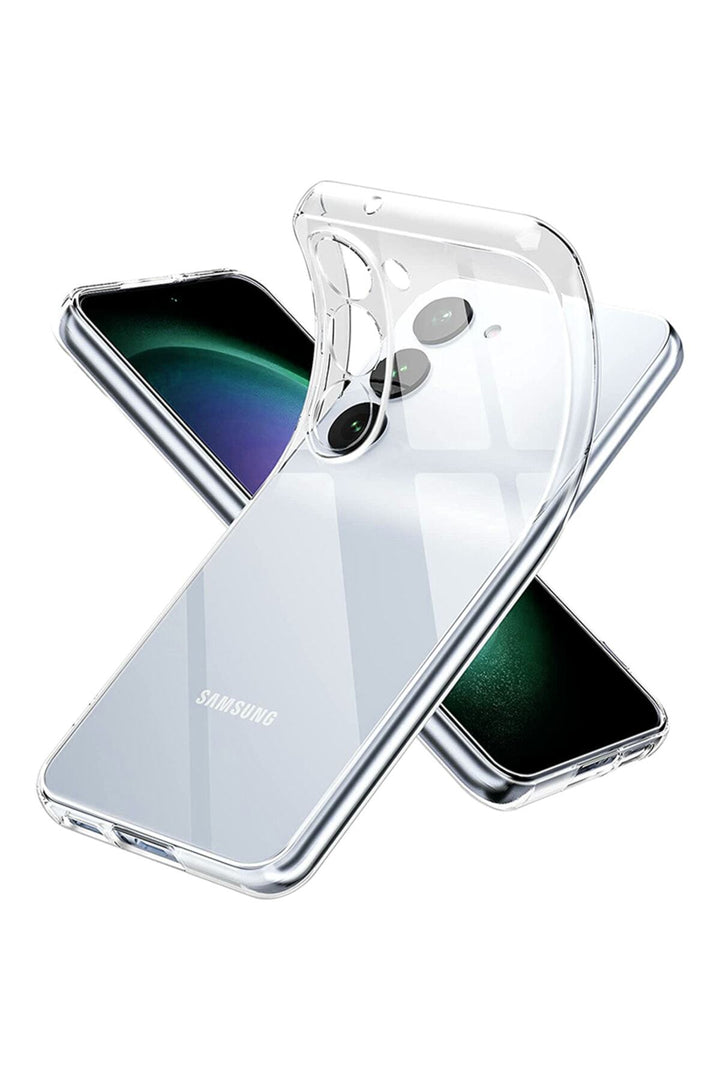 Samsung Galaxy A04S Uyumlu Kılıf 3D Kamera Korumalı Darbe Önleyici Şeffaf Transparan Esnek Silikon