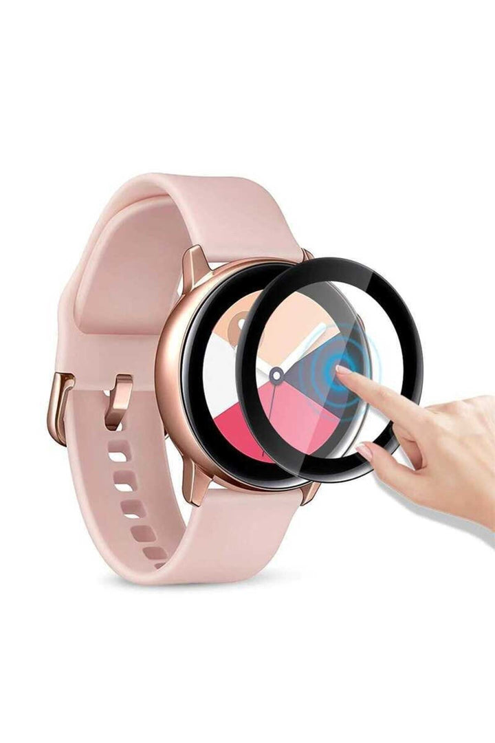 Galaxy Watch Active 2 Uyumlu 40mm Eko Pma Pet 0.3mm Ultra Ince Kabarcık Yapmayan Saat Ekran Koruyucu