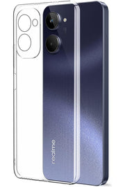 Realme 10 4G Uyumlu Kılıf 3D Kamera Korumalı Darbe Önleyici Şeffaf Transparan Esnek Silikon