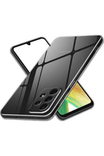 Load image into Gallery viewer, Samsung Galaxy A73 Uyumlu Kılıf 3d Kamera Korumalı Darbe Önleyici Şeffaf Transparan Esnek Silikon