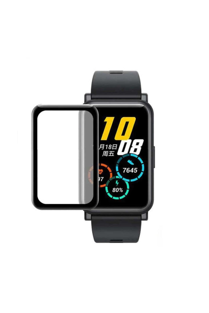 Huawei Watch Fit Uyumlu Pma Pet Ultra Ince Kabarcık Yapmayan Saat Ekran Koruyucu