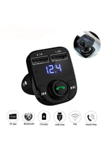 Load image into Gallery viewer, Araç Fm Transmitter 5.0 Bluetooth Araç Kiti Usb Mp3 Sd Kart Flash Için Uygun Çakmaklık Girişli