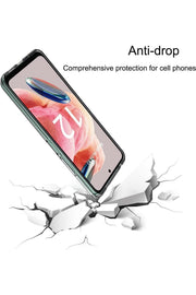 Xiaomi Redmi Note 12 4G Uyumlu Kılıf 3D Kamera Korumalı Darbe Önleyici Şeffaf Esnek Silikon