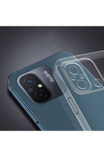 Load image into Gallery viewer, Xiaomi Redmi 12C Uyumlu Kılıf 3D Kamera Korumalı Darbe Önleyici Şeffaf Transparan Esnek Silikon