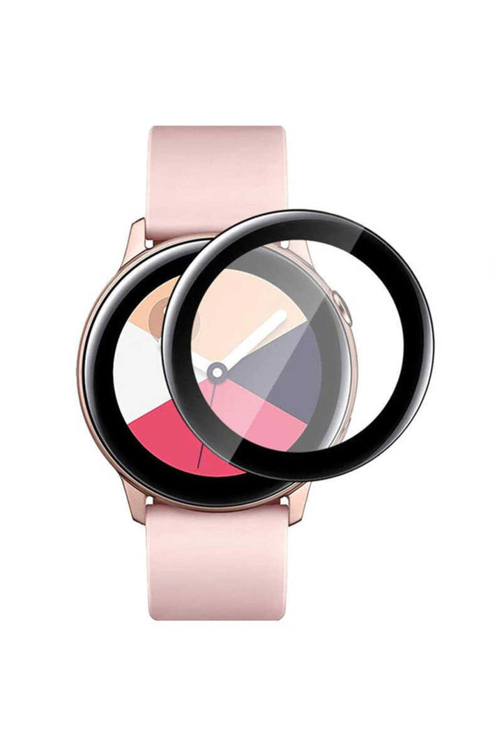 Galaxy Watch Active 2 Uyumlu 44mm Eko Pma Pet 0.3mm Ultra Ince Kabarcık Yapmayan Saat Ekran Koruyucu