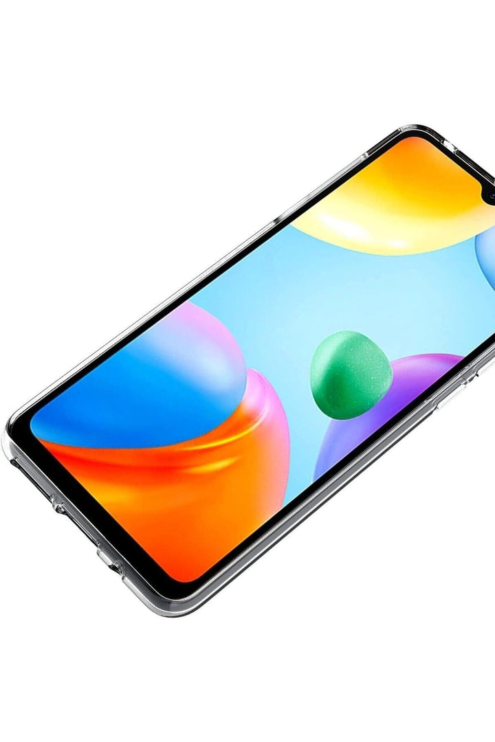 Xiaomi Redmi 10C Uyumlu Kılıf 3D Kamera Korumalı Darbe Önleyici Şeffaf Esnek Transparan Silikon
